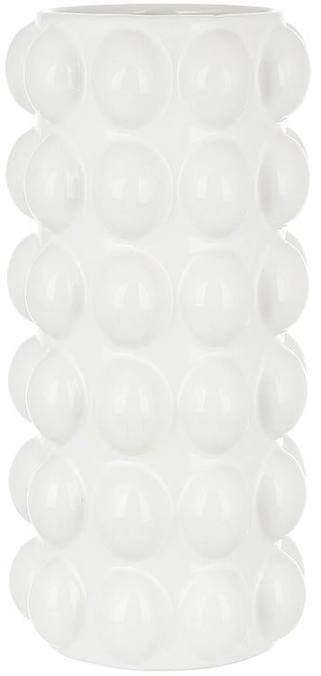 Ваза керамическая Bubble 30 см Белый