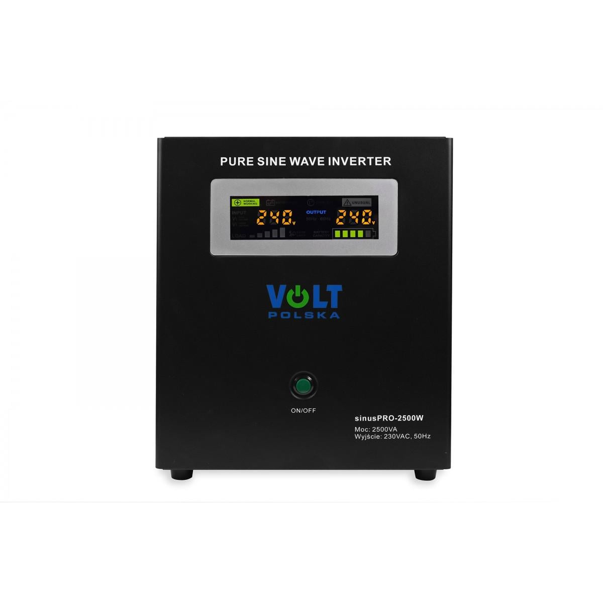 Источник бесперебойного питания Volt Polska Sinus PRO 2500 W 24/230V (3SP250024W) Источник бесперебойного питания Volt Polska Sinus PRO 2500 W 24/230V (3SP250024W)