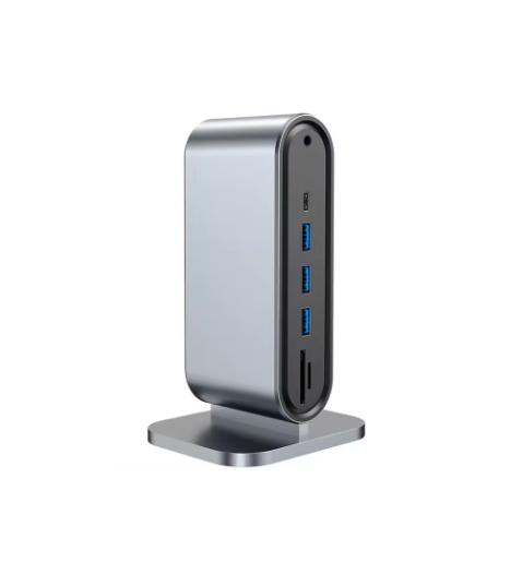 Док-станция 12в1 USB C/YPE C/DMI 4K HD PD/100 Вт/VGA/SD TF USB 3.0/3,5 мм (RJ45)