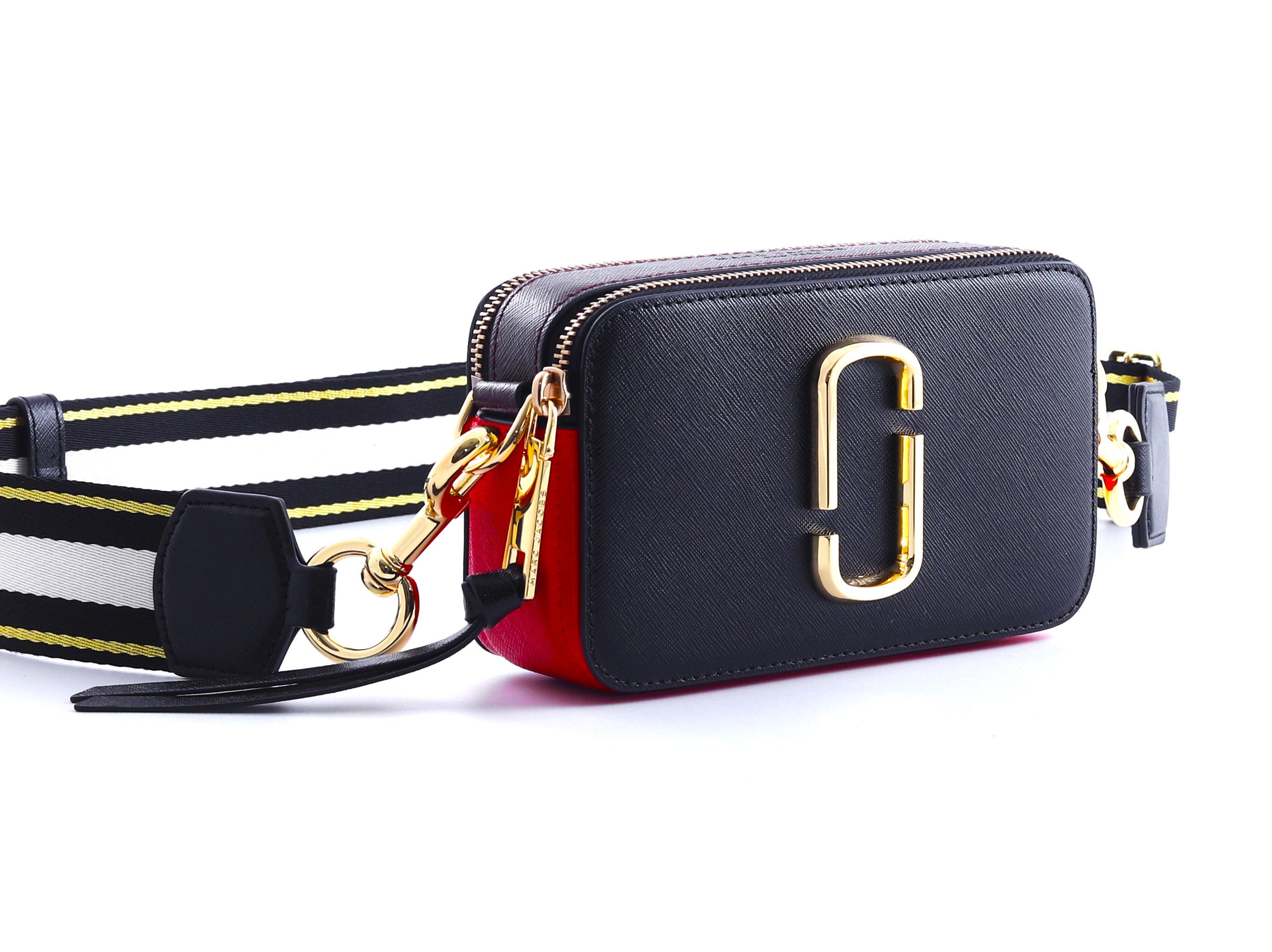 Сумка женская Marc Jacobs Snapshot Black/Red