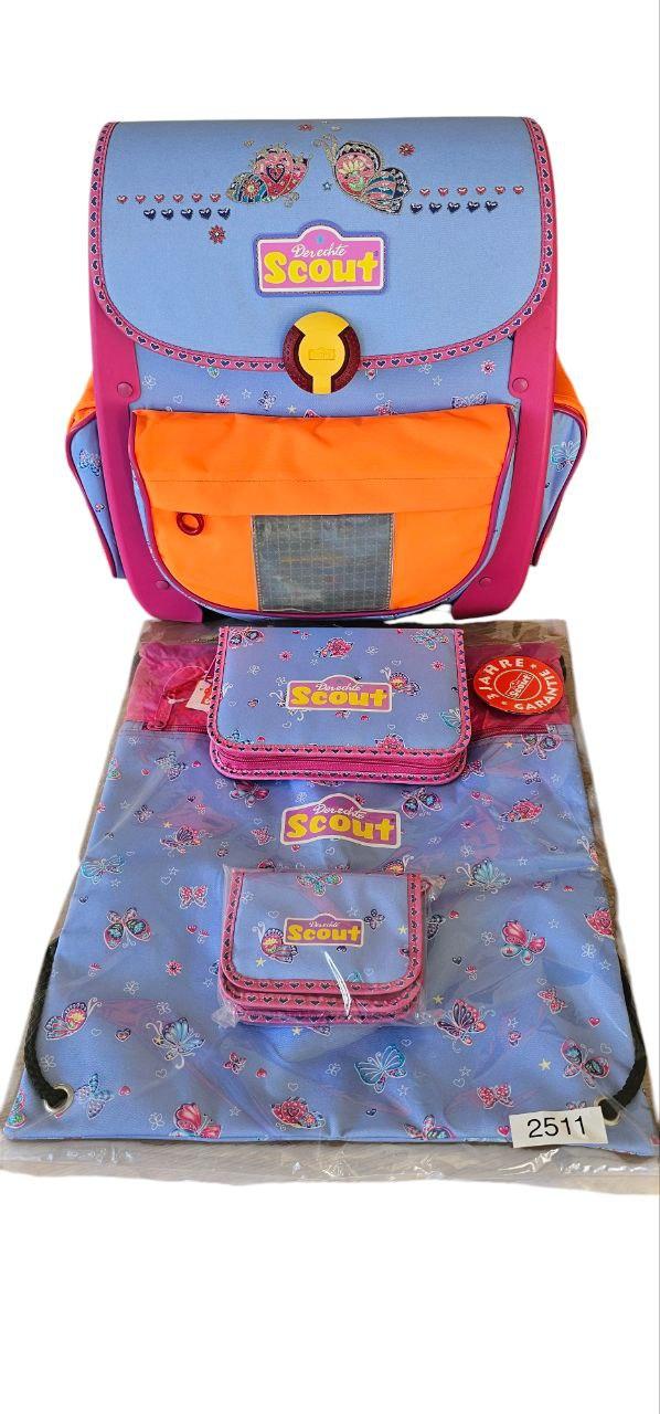 Шкільний ранець Derechtle scout Butterfly з наповненням 4 предмети - фото 2 Шкільний ранець Derechtle scout Butterfly з наповненням 4 предмети - фото 2