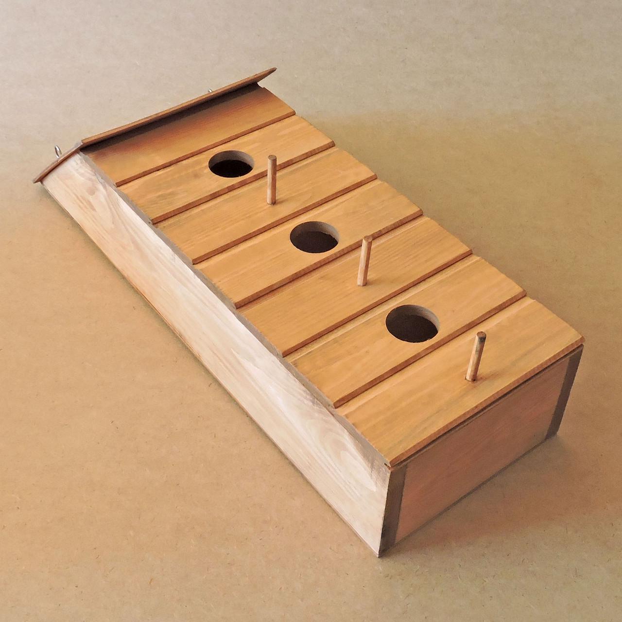 Шпаківня садова з дерева Папуга Каррі (СКВ-001503) - фото 2 Шпаківня садова з дерева Папуга Каррі (СКВ-001503) - фото 2