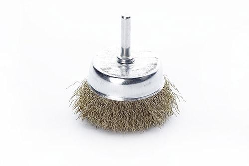 Щітка-чаша Apro латунний дріт 75 мм для дрелі