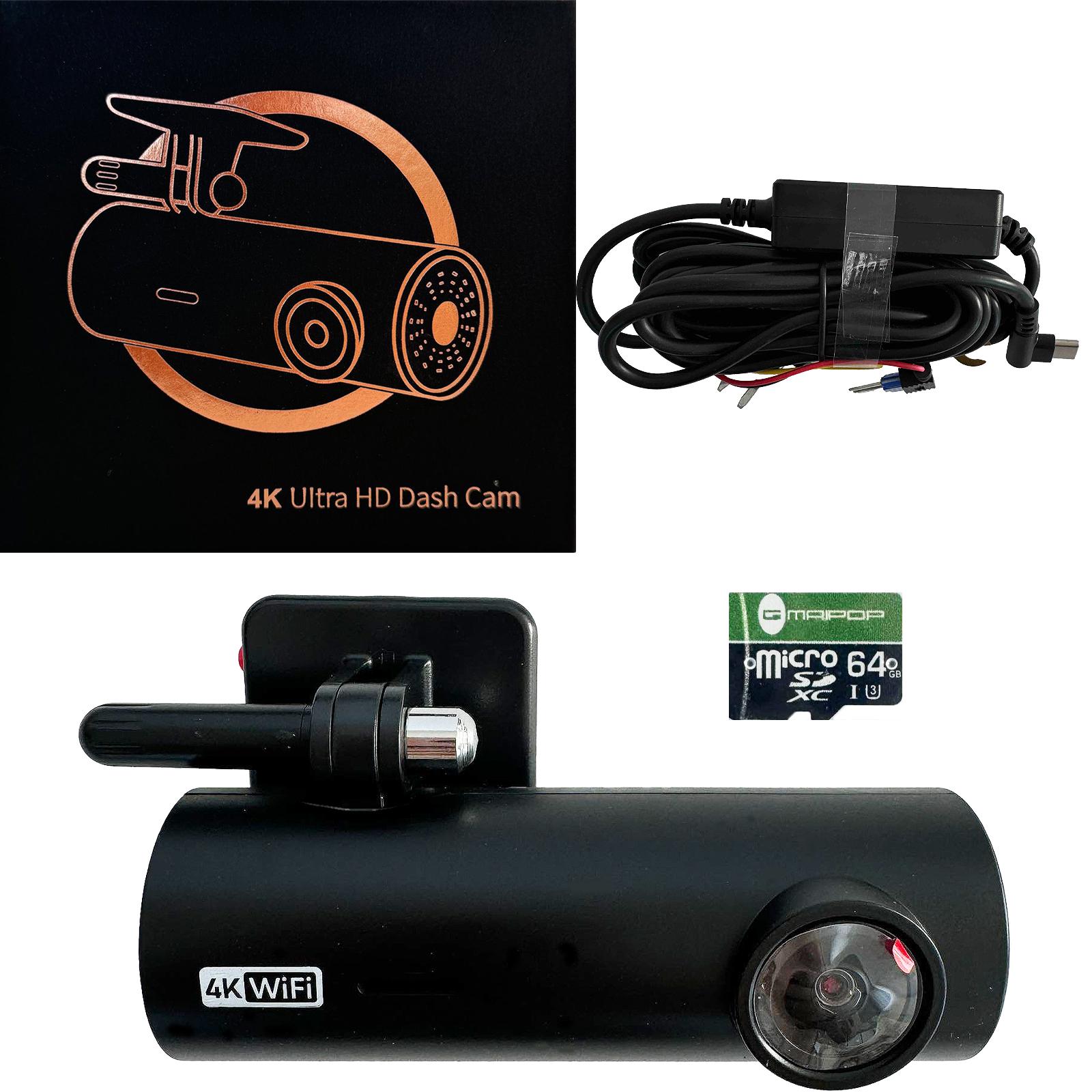 Видеорегистратор автомобильный 4K WIFI с системой круглосуточного мониторинга парковки с SD-картой 64 Гб - фото 6 Видеорегистратор автомобильный 4K WIFI с системой круглосуточного мониторинга парковки с SD-картой 64 Гб - фото 6