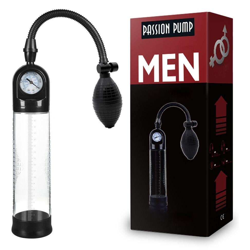 Помпа вакуумная CANWIN Penis Pump Men P228 с манометром 21 см (36947537)