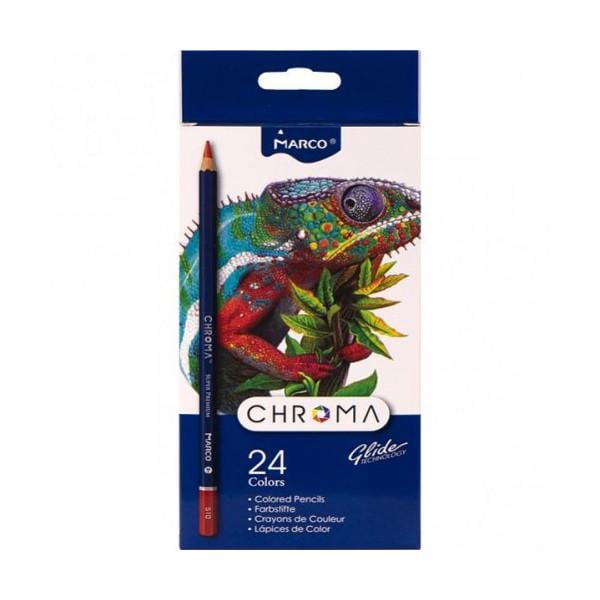 Карандаши шестигранные Chroma 24 цветов