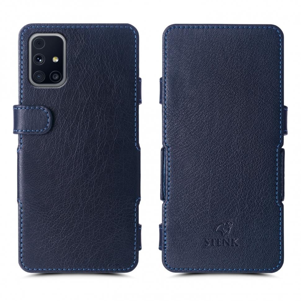 Чехол книжка Stenk Prime для Samsung Galaxy M31s Синий (67539)