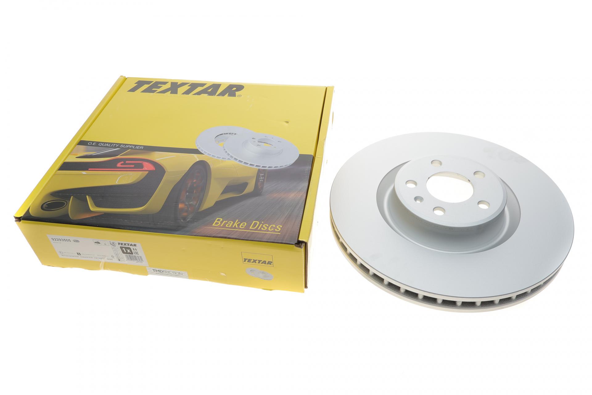 Диск гальмівний передній TEXTAR Audi A6 12-18 356x34 мм PRO+ (92293505 TEXTAR)