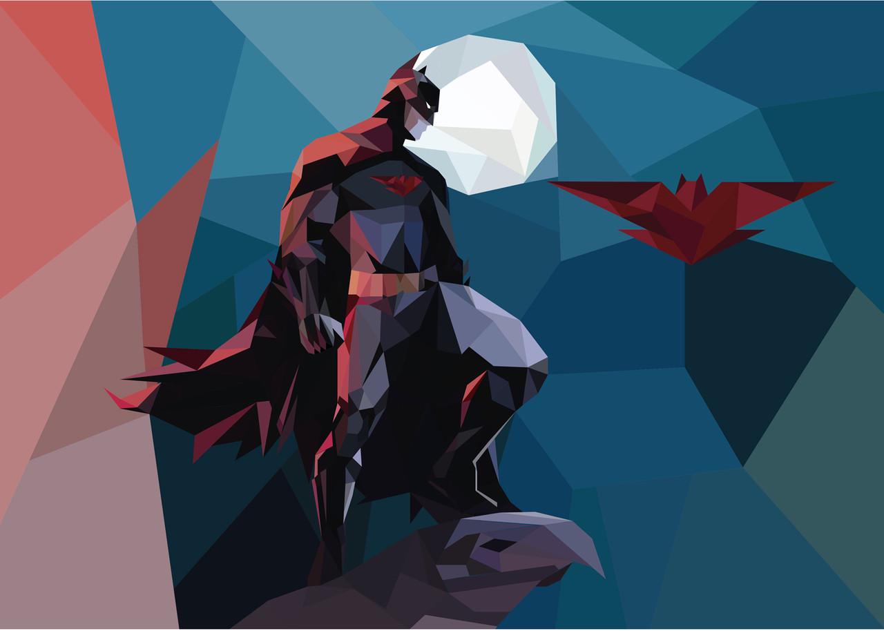 Картина постер Gee! Batman Бэтмен поп-арт 60х40 см BM.09.017