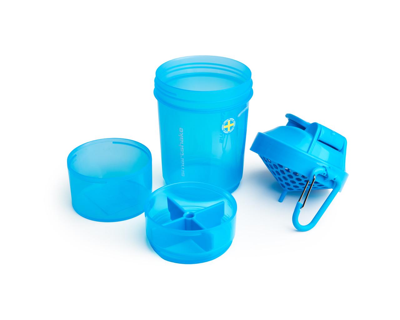 Шейкер спортивний SmartShake Original2GO 600 мл Neon Blue - фото 3