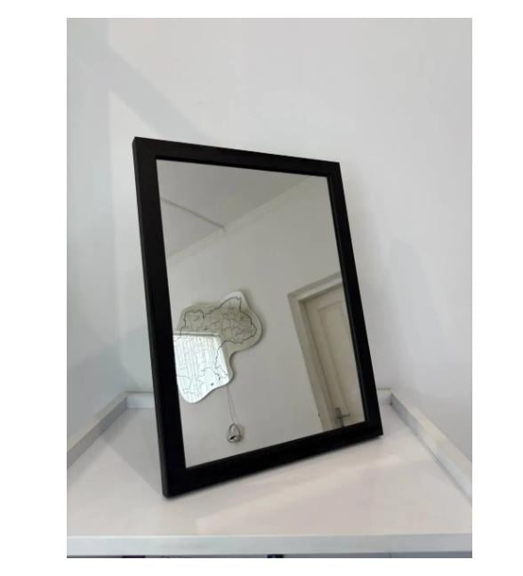 Зеркало для макияжа на ножке 30х40 см Черный (29068014)