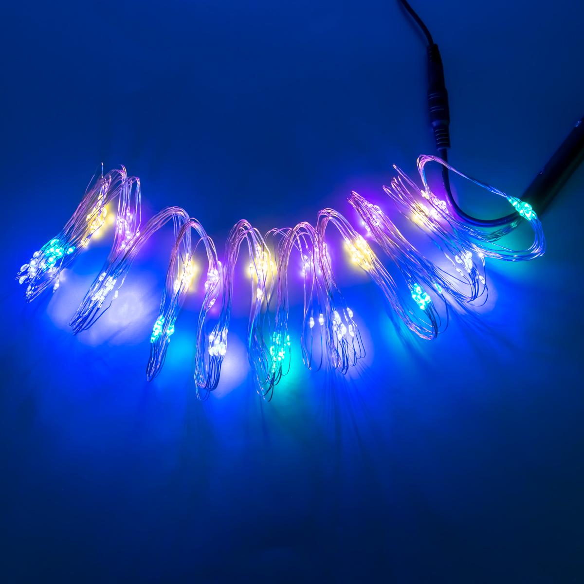 Конский хвост гирлянда Разноцветная 200 Led 2 м (1008974-Other) Конский хвост гирлянда Разноцветная 200 Led 2 м (1008974-Other)