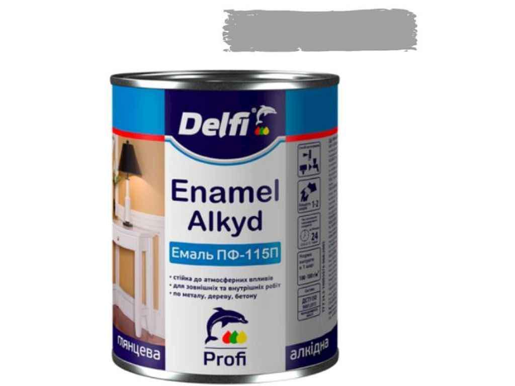 Эмаль алкидная ПФ-115 Delfi 900 г Светло-серый (483547)