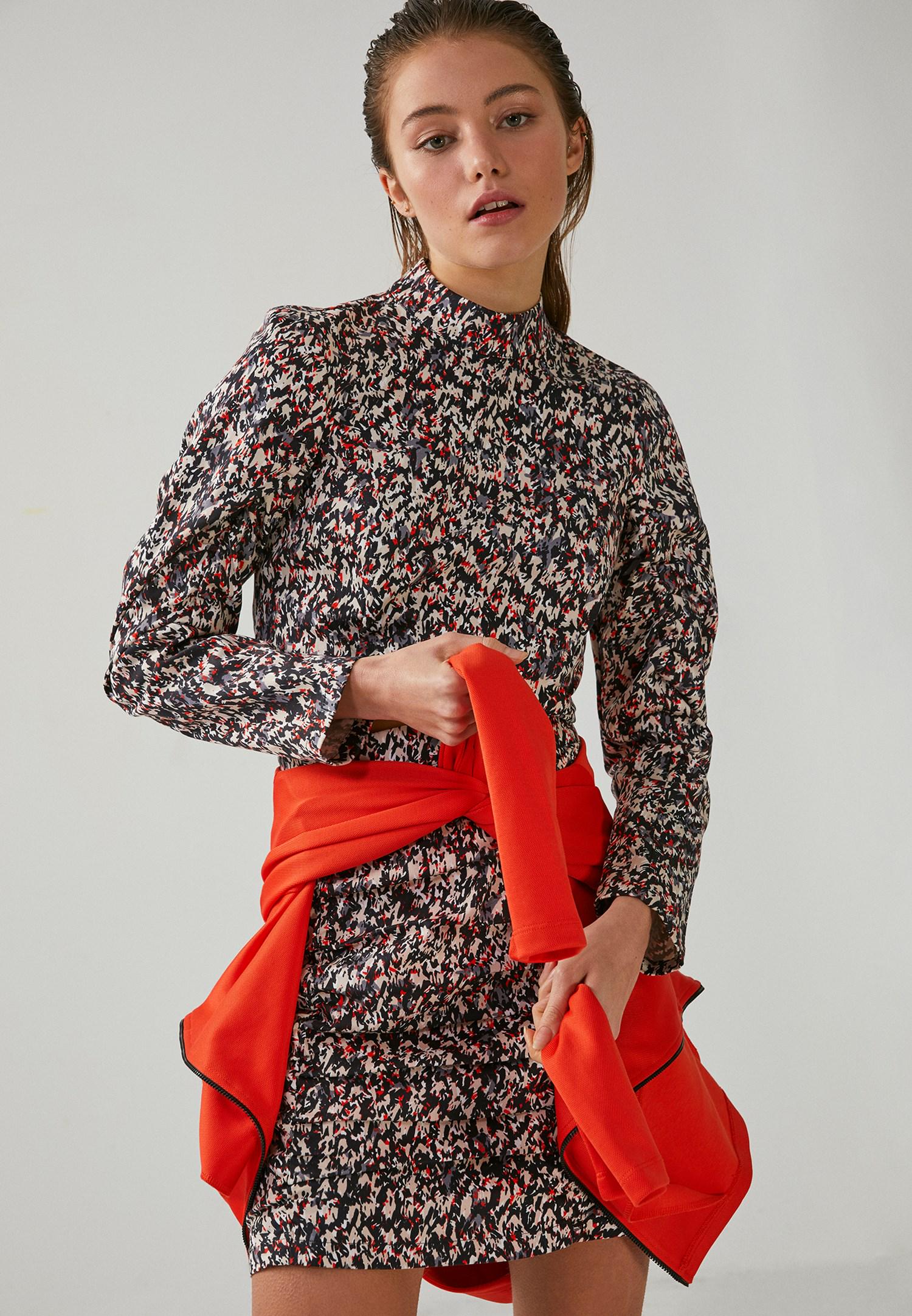 Блузка женская Oxxo ox-pambuzdes XS Бежевый (1780438) - фото 2