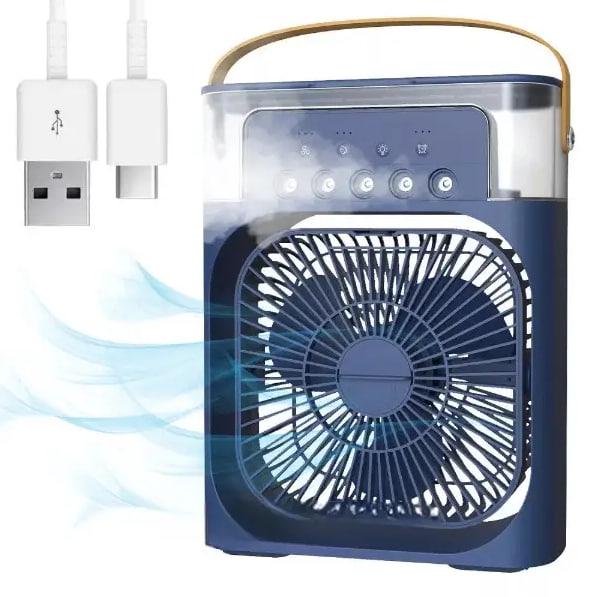 Вентилятор настільний Fan mini USB Blue (212252141) - фото 3