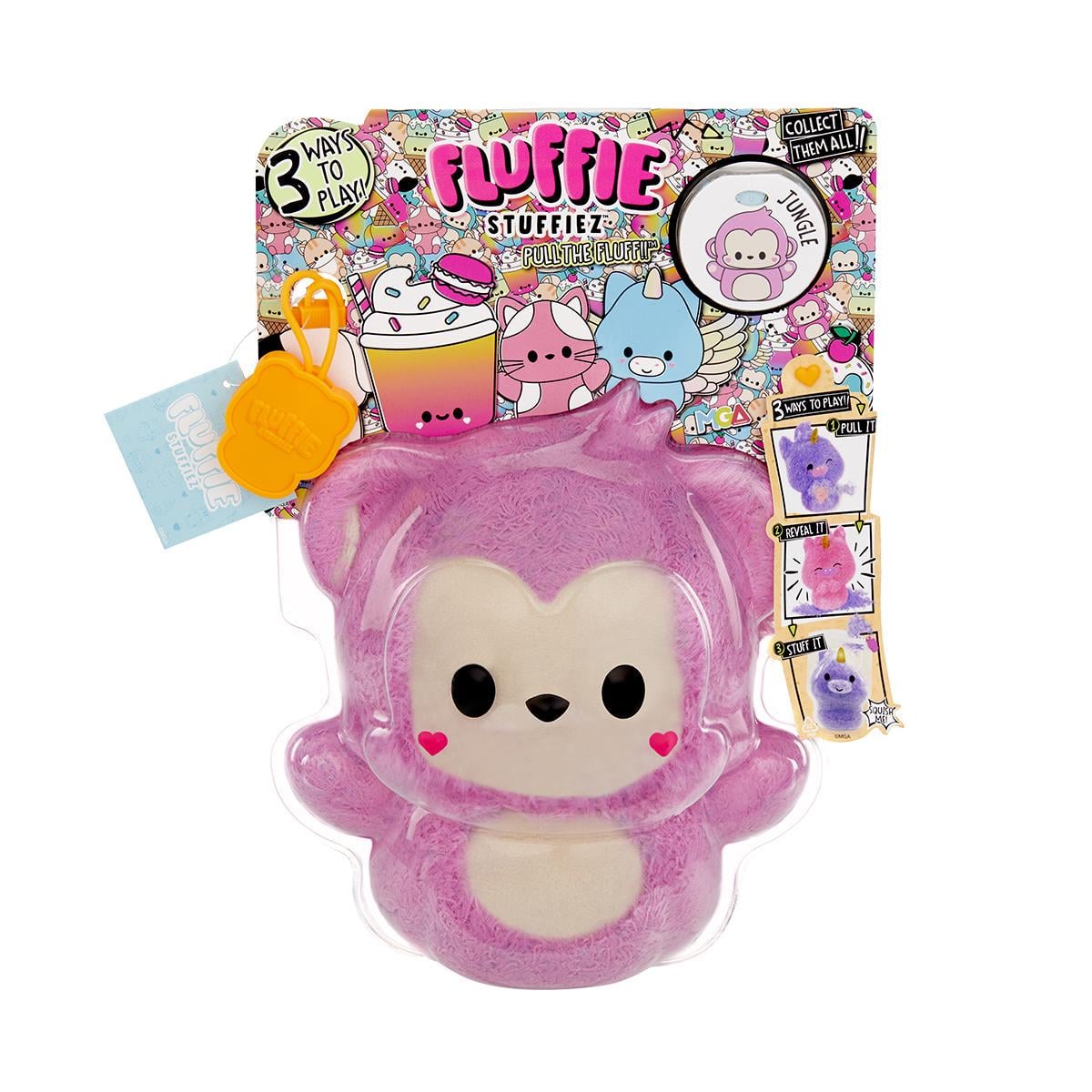 М’яка іграшка-антистрес FLUFFIE STUFFIEZ серії Small Plush Мавпочка (MTT-192830)