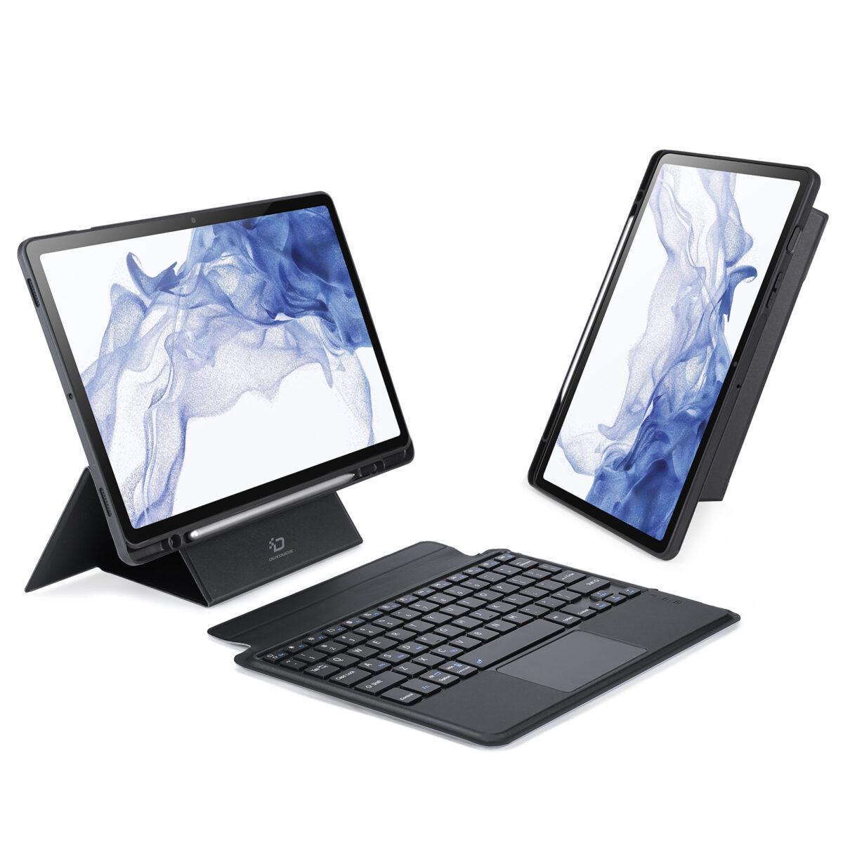 Чехол-клавиатура Dux Ducis Bluetooth Keyboard для Samsung Galaxy Tab S7/S8 11'' X700/X706/T870/T87 Black (6934913023464)