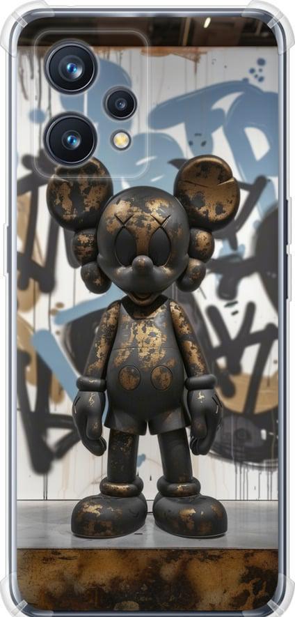 Чехол на Realme 9 Pro Plus Bronze kaws v2 (6098sp-2596-42517)