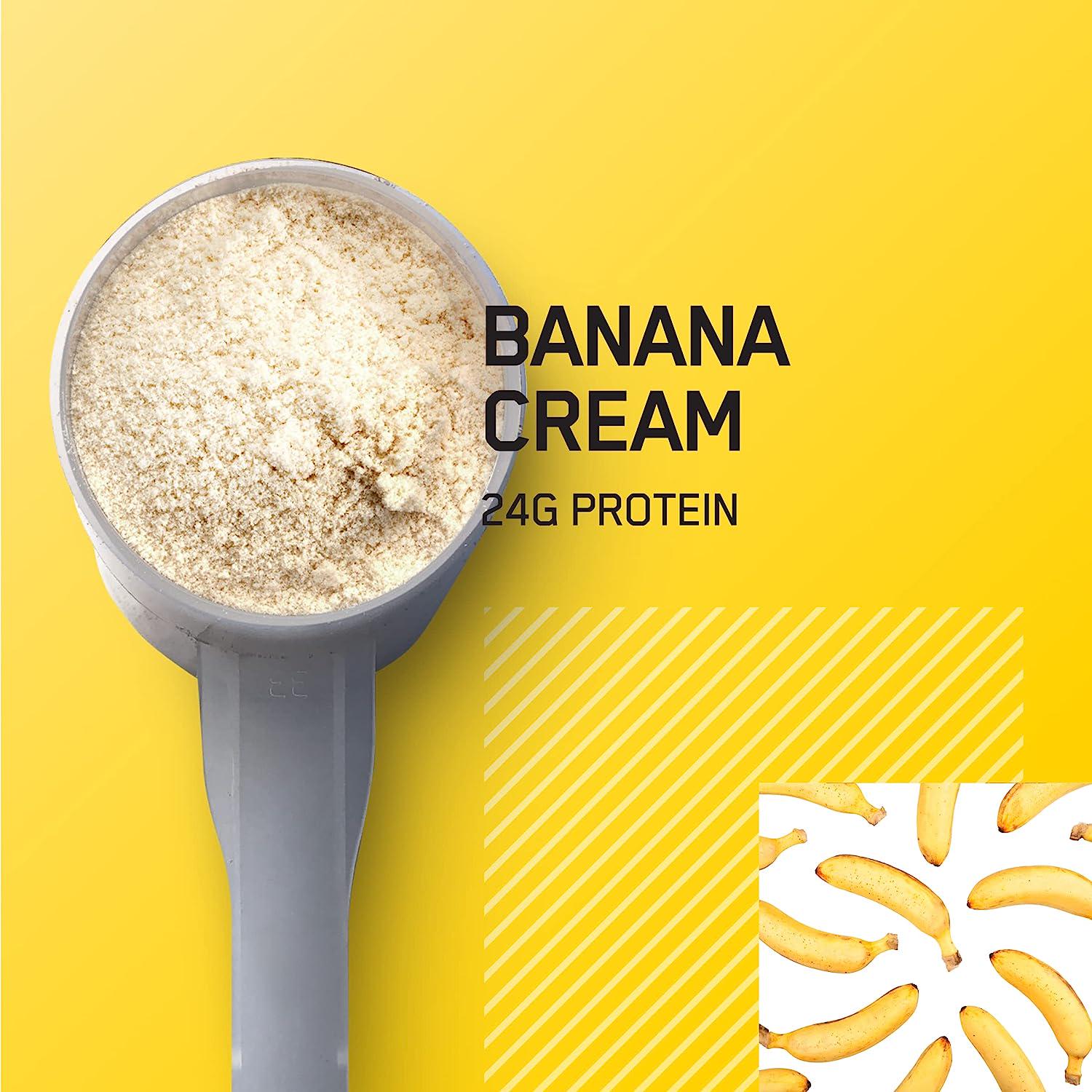 Протеин Optimum Nutrition Gold Standard 100 Whey banana cream 907 г (00000015548) - фото 3