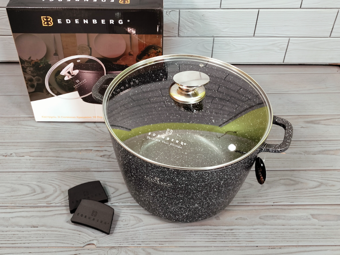 Каструля-казан Edenberg 14 л (EB-1173) - фото 3 Каструля-казан Edenberg 14 л (EB-1173) - фото 3