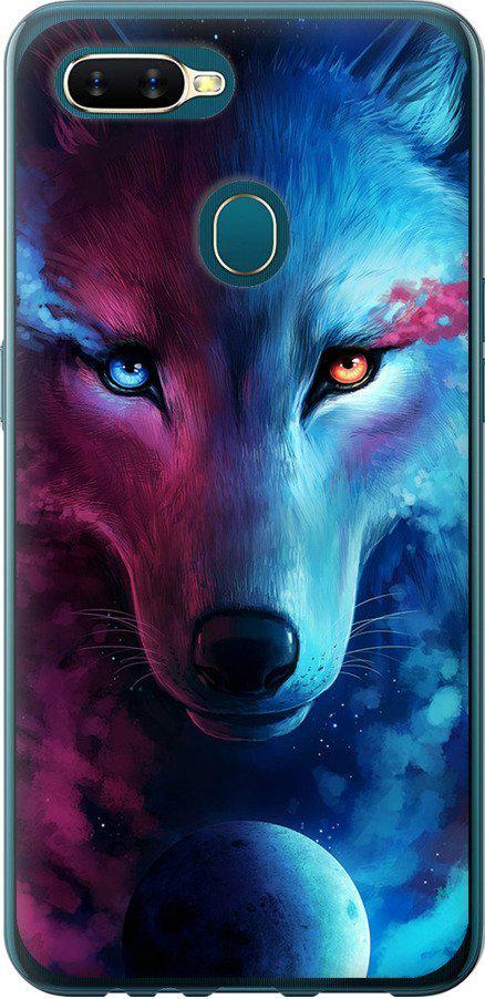 Чехол на Oppo A12 Арт-волк (3999t-2557-42517)