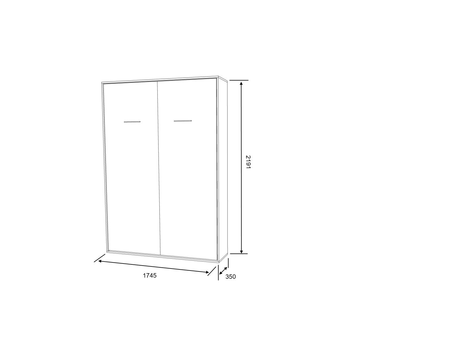 Шафа-Ліжко Smart Mebel SMARTBED 160x200 см Коричневий - фото 4