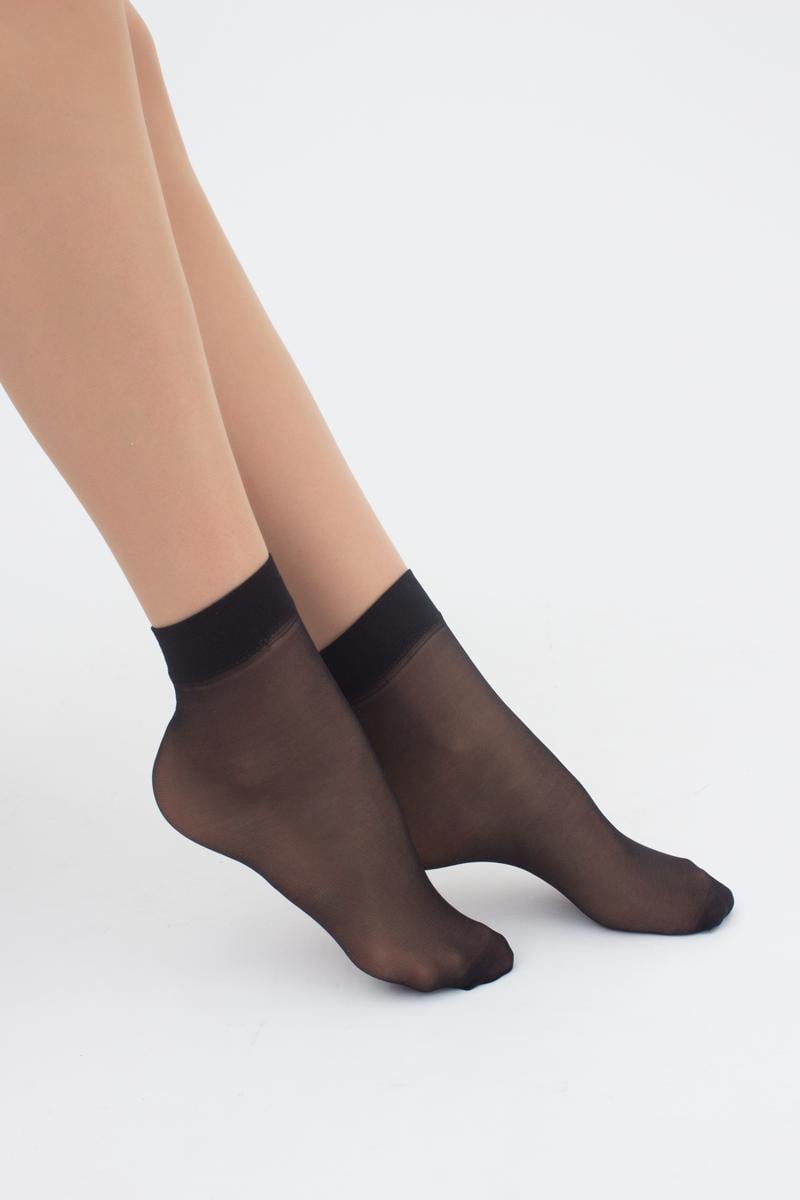 Шкарпетки жіночі Giulia EASY 20 Top Comfort із поліаміду 2 пари one size Black (27068129)