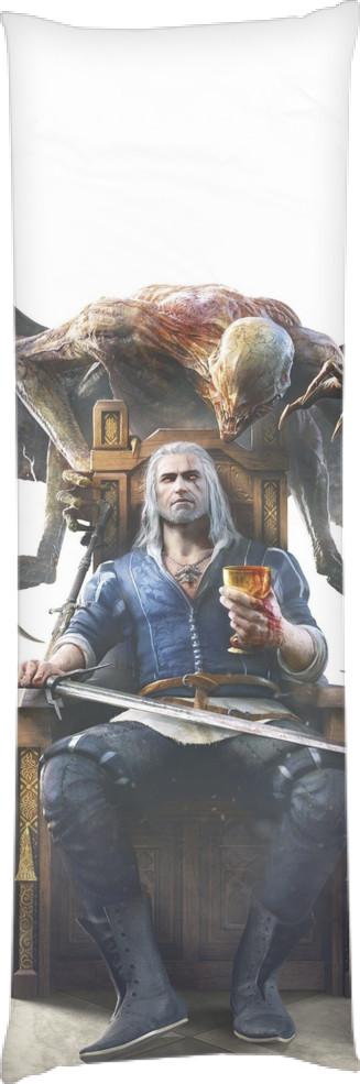 Подушка дакимакура The Witcher 1 60x180 см (14102181)
