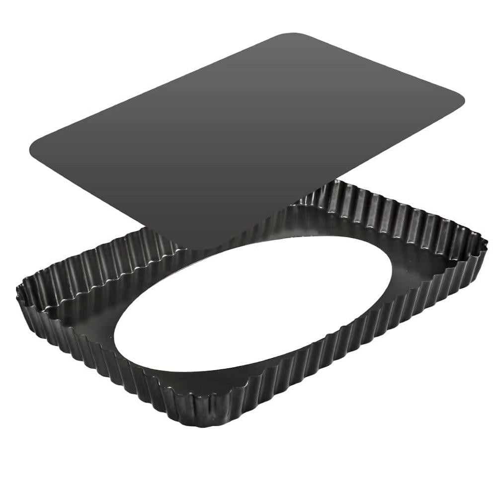 Форма для выпечки со съемным дном MH-4448 31х21х3 см