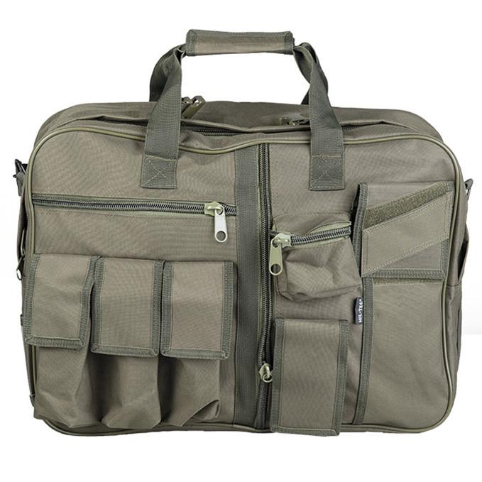 Рюкзак-сумка 2в1 Mil-Tec Cargo Musette 35 л 50х20х37 см Оливковий (13830001)