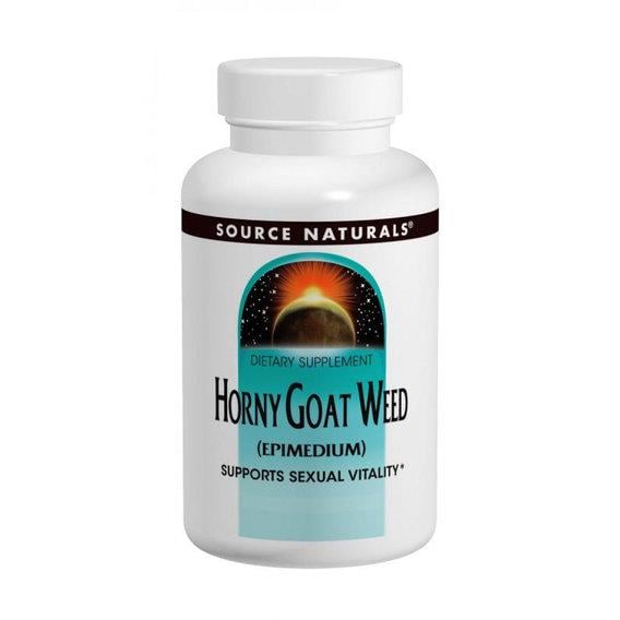 Тонізуючий засіб Source Naturals Horny Goat Weed Epimedium 1000 мг 30 Tabs