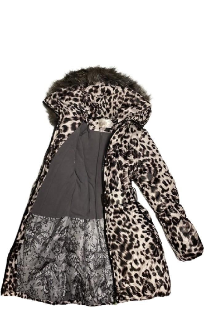 Пальто для дівчинки Moonbox 22271 зимове 158 см Молочний (2306390560) - фото 2