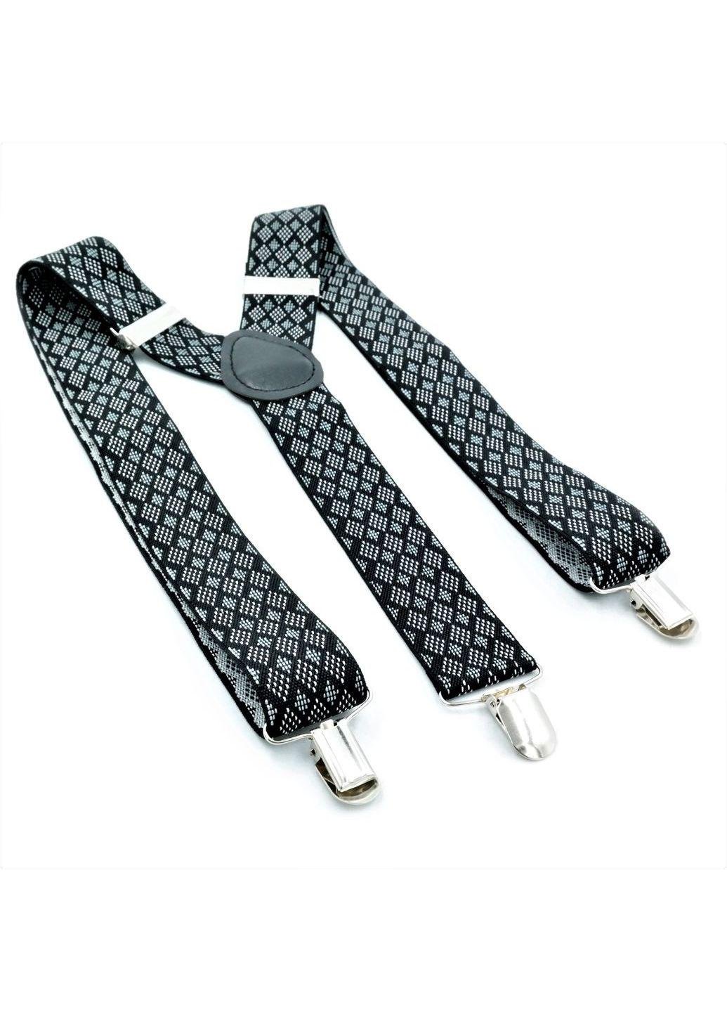 Подтяжки Weatro 3,5 см Черно-белый (pdt-35kit-003)