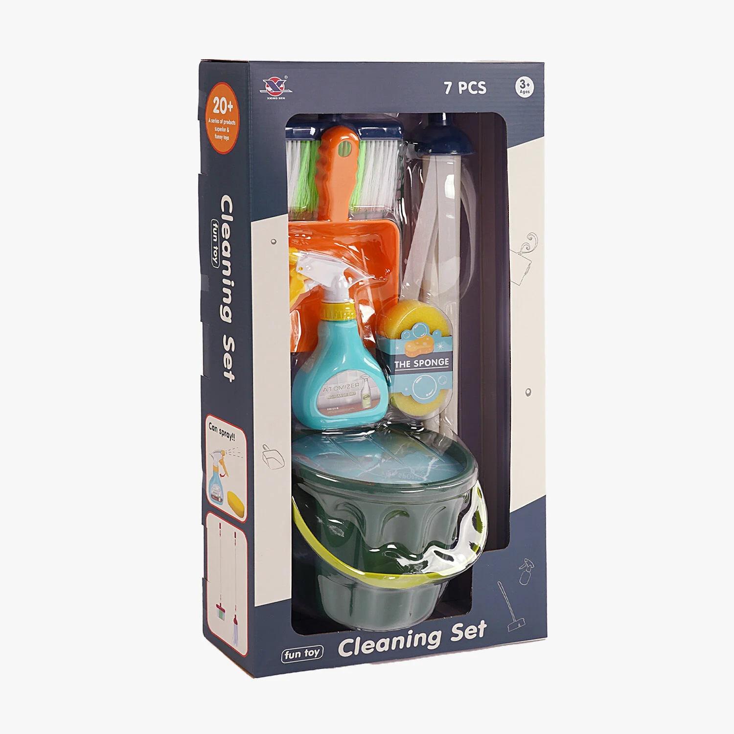 Детский набор для уборки Cleaning Set 7 элементов/график уборки Multicolor (135581)