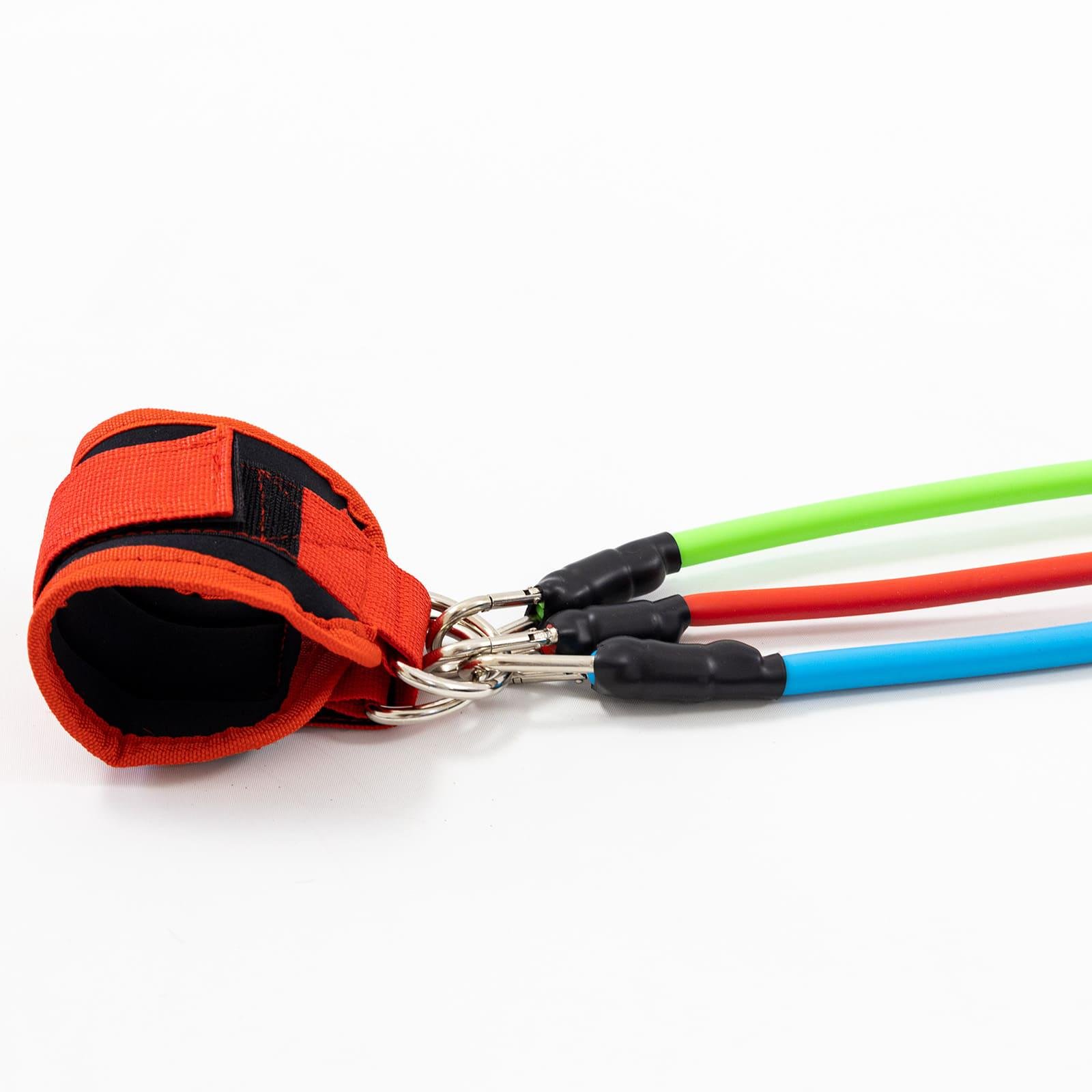 Эспандер латеральный OSPORT трубчатый 3 шт. с манжетой Красный (MS 4612) - фото 4 Эспандер латеральный OSPORT трубчатый 3 шт. с манжетой Красный (MS 4612) - фото 4