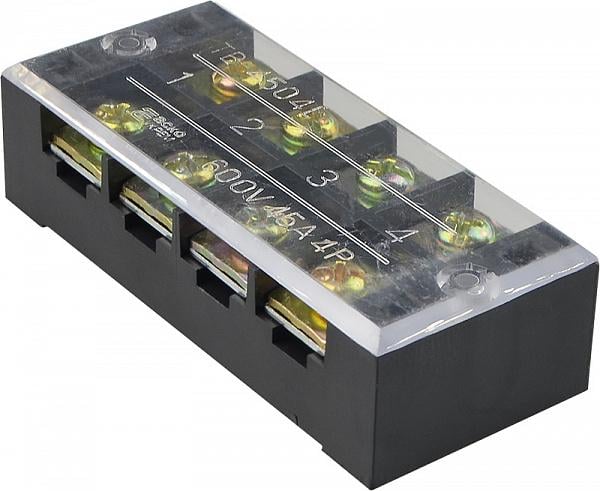 Колодка клеммная в корпусе АСКО-Укрем TB4504 4P 45A 600V (A0130050018)