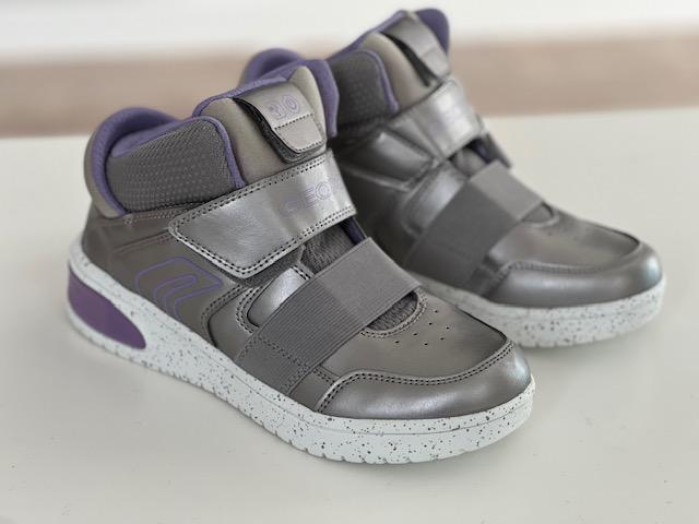 Кроссовки демисезонные Geox XLED с подсветкой р. 37 Silver/Lilac (19445592) - фото 10