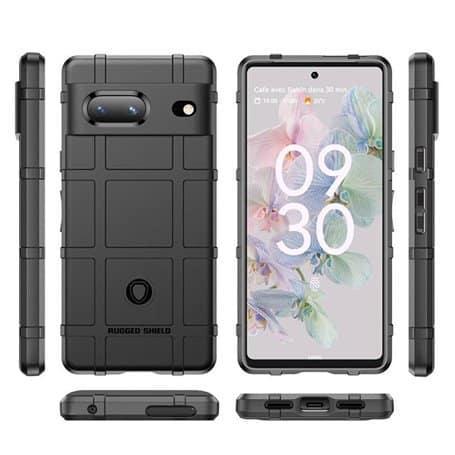 Чехол Lenuo Rugged Shield для Google Pixel 7 (черный) - фото 2