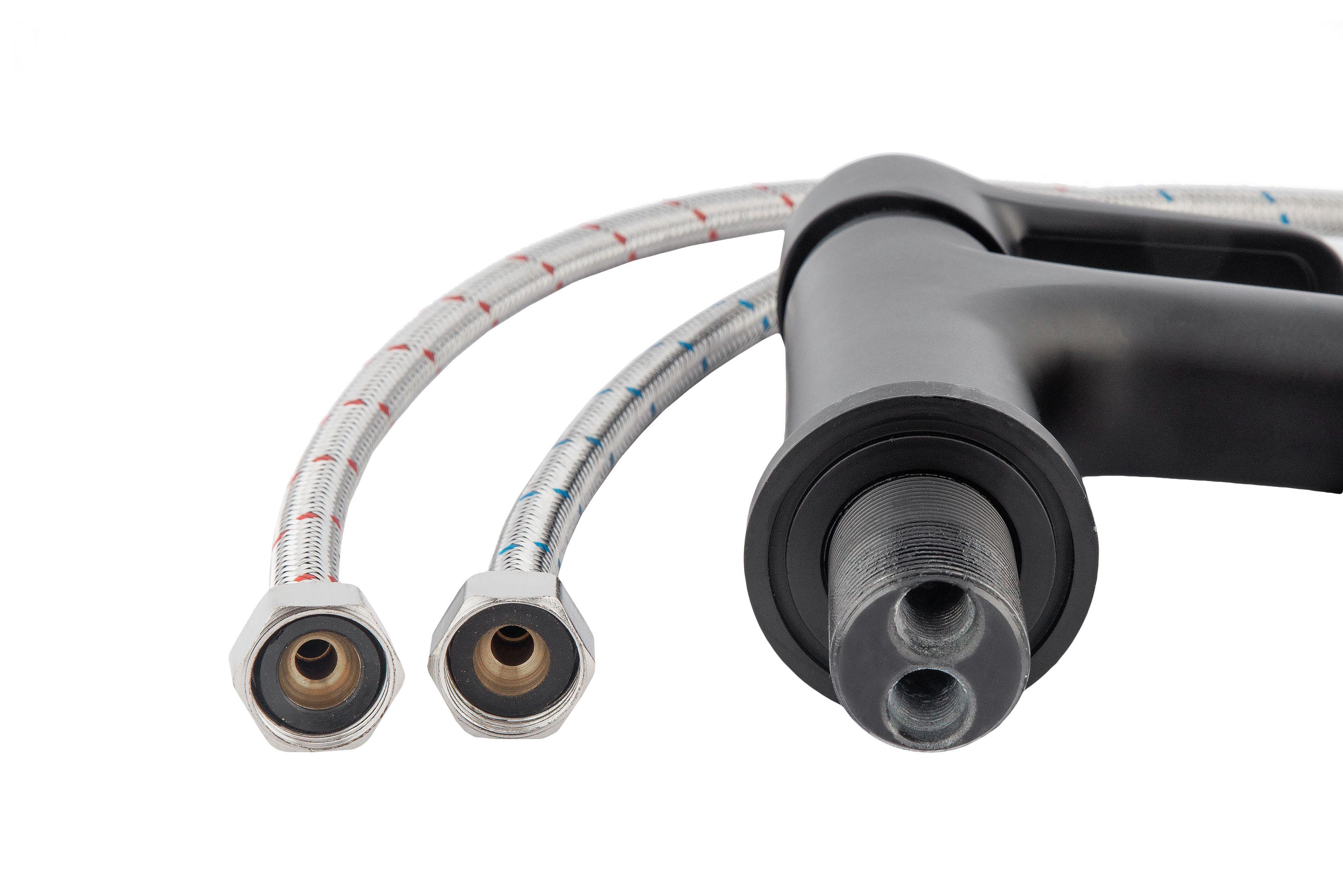 Смеситель для гигиенического душа Kroner Elbe на биде CV023769 Черный (136739) - фото 3 Смеситель для гигиенического душа Kroner Elbe на биде CV023769 Черный (136739) - фото 3