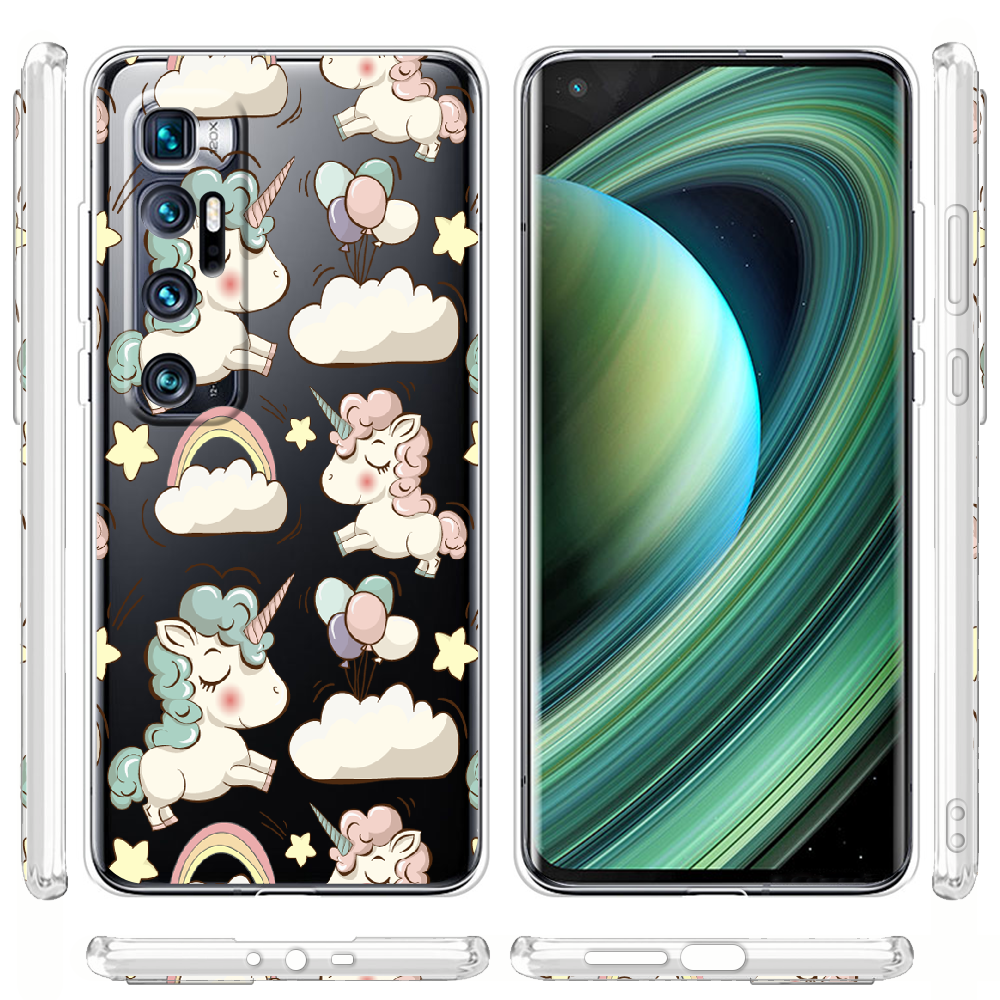 Чехол BoxFace Xiaomi Mi 10 Ultra Unicorns Прозрачный силикон (44423-cc2-44423) - фото 3