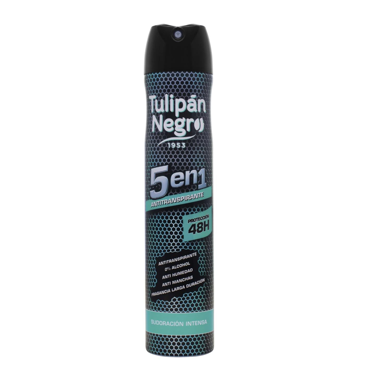 Дезодорант-антиперспирант Tulipan Negro 5в1 200 мл (8410751031468) Дезодорант-антиперспирант Tulipan Negro 5в1 200 мл (8410751031468)