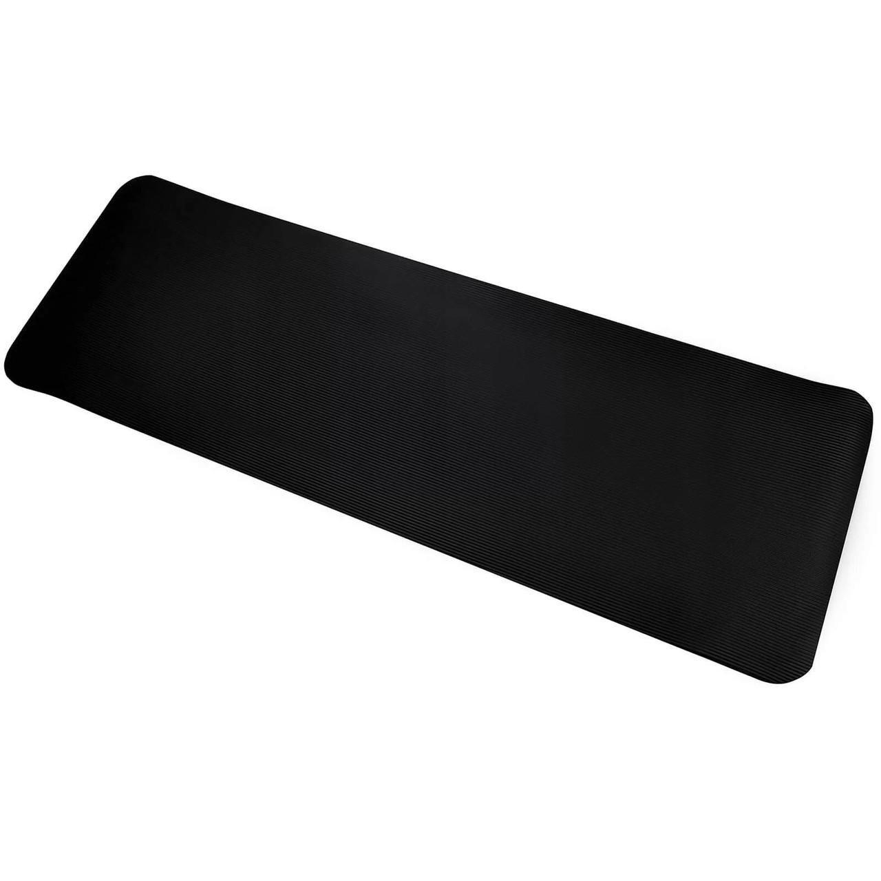 Килимок для йоги та фітнесу Power System PS-4017 NBR Fitness Yoga Mat Plus Black 180х61х1 см (15272635) - фото 9