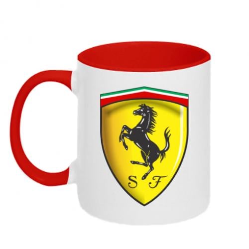 Чашка Ferrari 3D Logo 320 мл (352979-18-37476) - фото 1