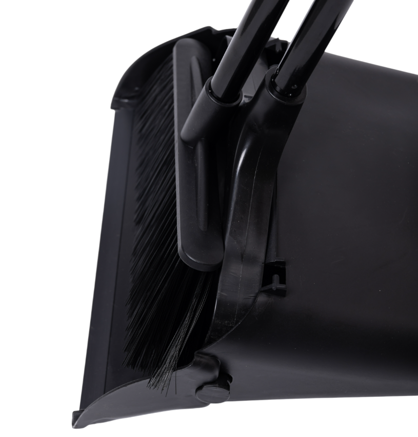 Набір для прибирання щітка зі складним совком Чорний (HP-45-2) - фото 6 Набір для прибирання щітка зі складним совком Чорний (HP-45-2) - фото 6