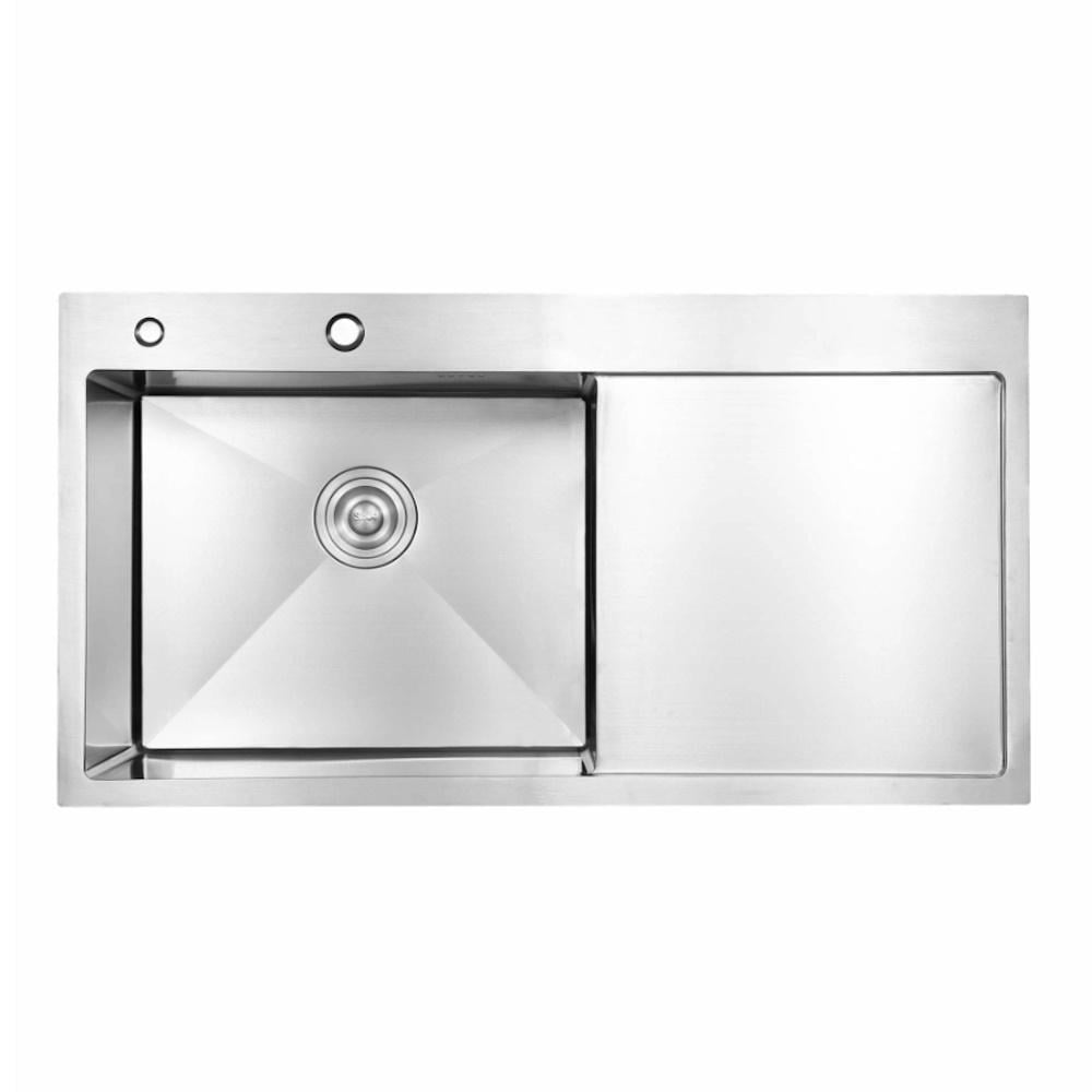 Мийка для кухні інтегрована Lidz Handmade H7849R крило праворуч LDH7849BRUR45591 30/10 мм Brushed Steel (FRRS00051715) Мийка для кухні інтегрована Lidz Handmade H7849R крило праворуч LDH7849BRUR45591 30/10 мм Brushed Steel (FRRS00051715)