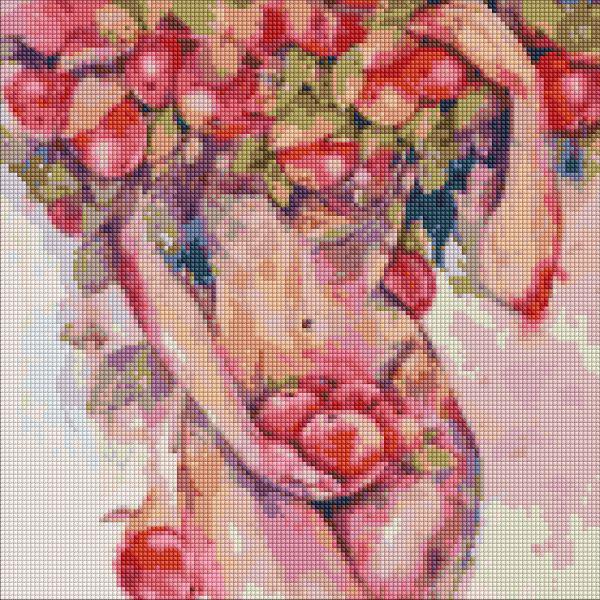 Алмазная мозаика Идейка Яблочный соблазн 40x40 см (Id-AMO7260)