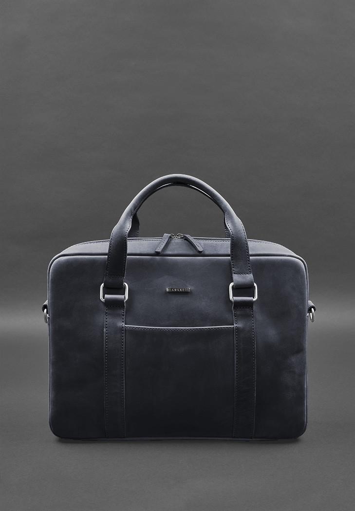 Сумка для ноутбука и документов кожаная Crazy Horse Синий (A-027951) - фото 2 Сумка для ноутбука и документов кожаная Crazy Horse Синий (A-027951) - фото 2