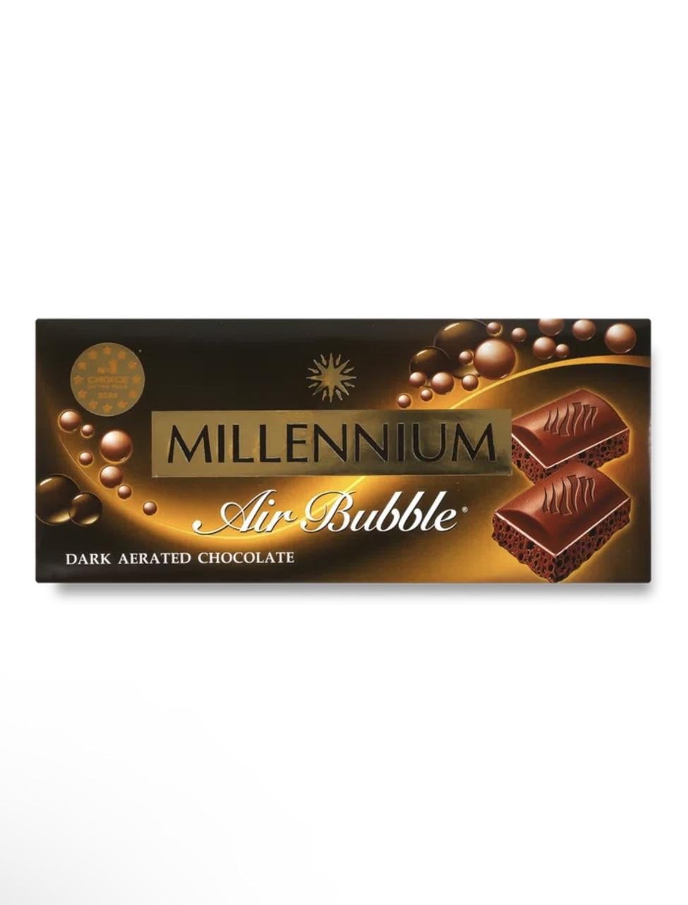 Шоколад чорний Millennium пористий 90 г
