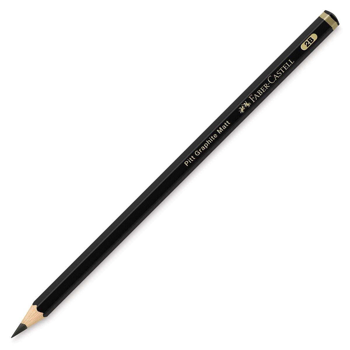 Карандаш чернографитный Faber-Castell PITT 2B Matt Graphite (115202) Карандаш чернографитный Faber-Castell PITT 2B Matt Graphite (115202)