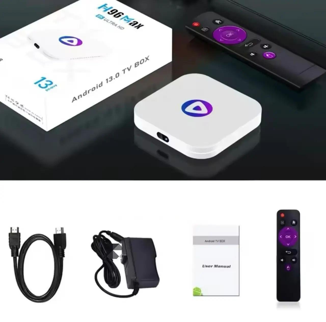 Смарт-приставка H96 MAX M1 Android 13 4/64 smart TV box налаштована - фото 8